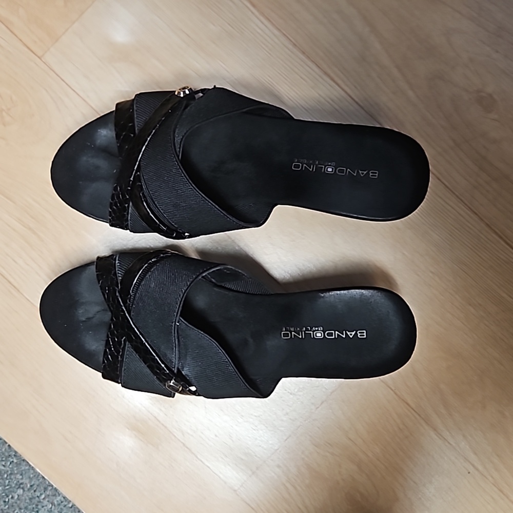 Bandolin black sandals
